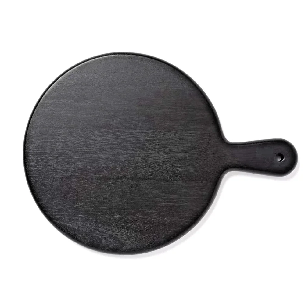 Threshold Black Varnished Acacia Eastport Modern Serving Board (16